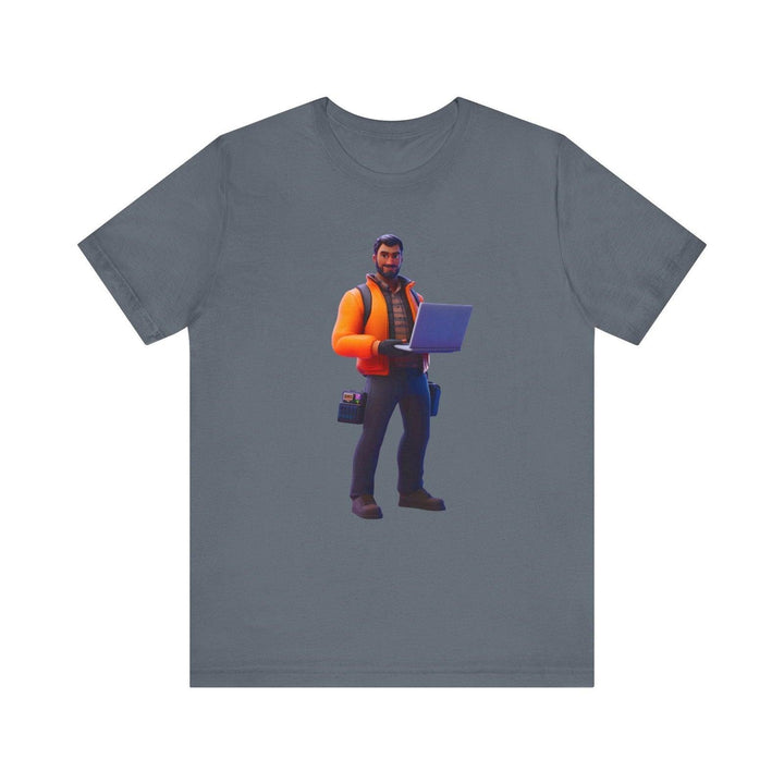 Fortnite Tech Explorer T Shirt | Steel Blue