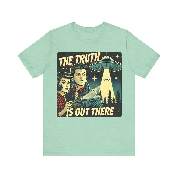 Alien The Truth Is Out There T Shirt | Heather Mint Twill Tees