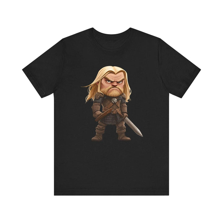 Zelda Tiny Viking Defender T Shirt | Black