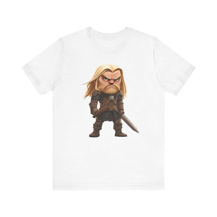 Zelda Tiny Viking Defender T Shirt | White