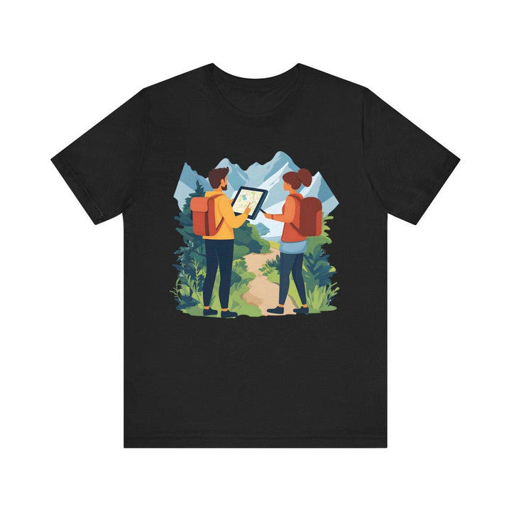 Hiking Trail Explorers T Shirt | Black