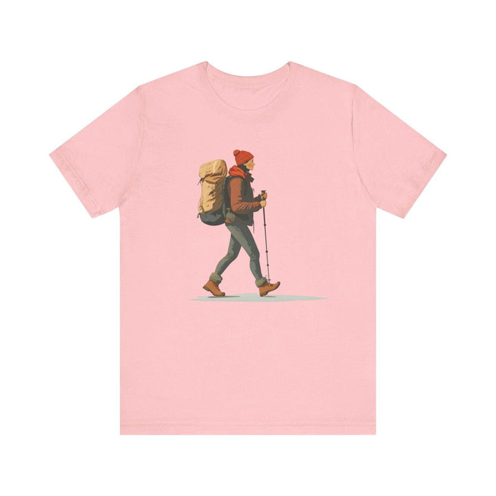 Hiking Trailblazer Explorer T Shirt | Pink