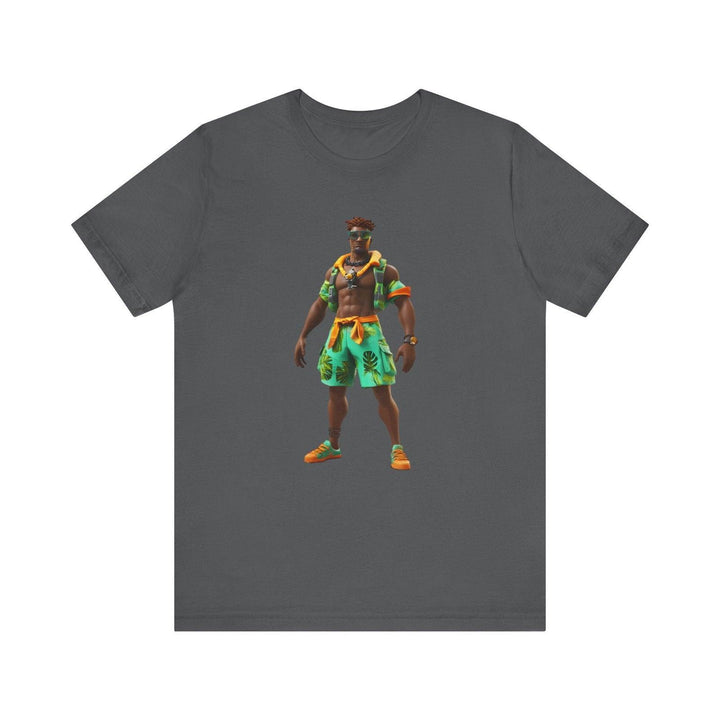 Fortnite Tropical Breeze Warrior T Shirt | Asphalt