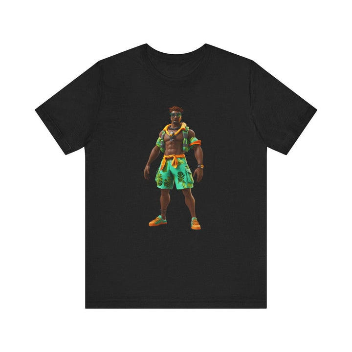 Fortnite Tropical Breeze Warrior T Shirt | Black