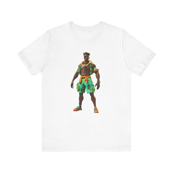 Fortnite Tropical Breeze Warrior T Shirt | White