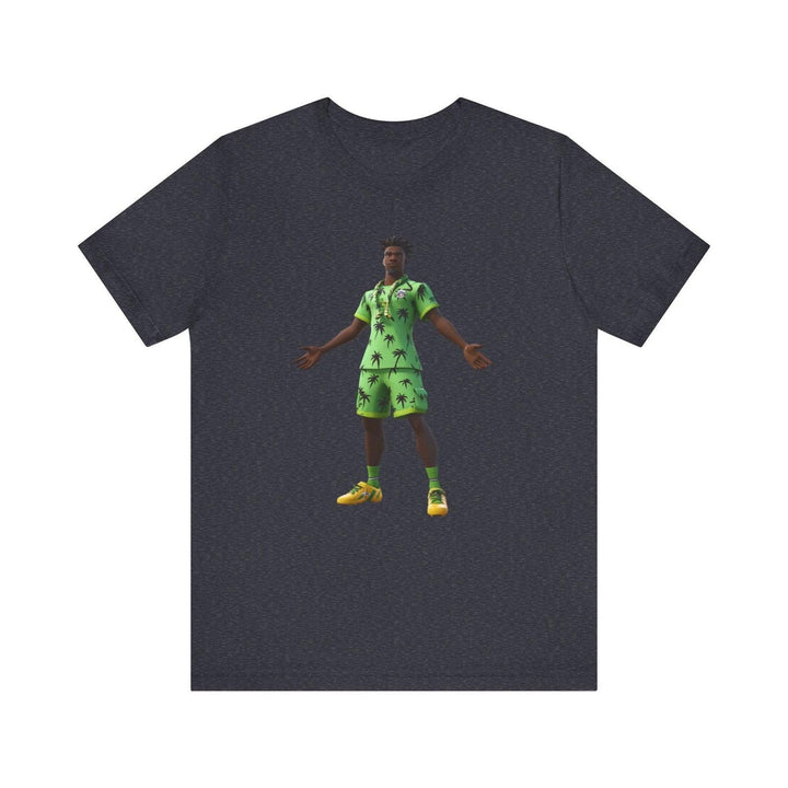 Fortnite Tropical Vibes T Shirt | Heather Navy