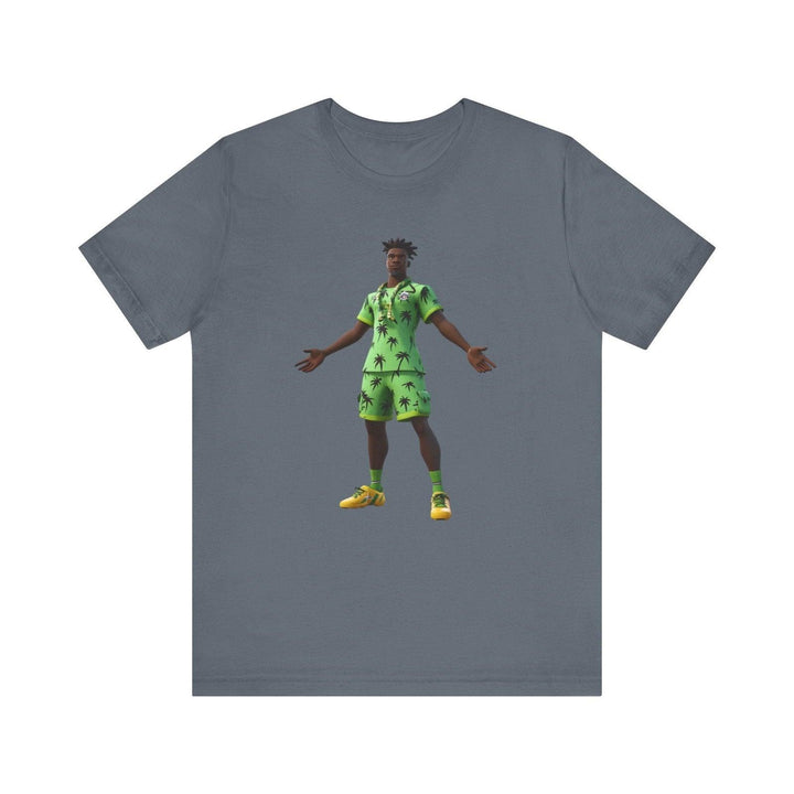 Fortnite Tropical Vibes T Shirt | Steel Blue