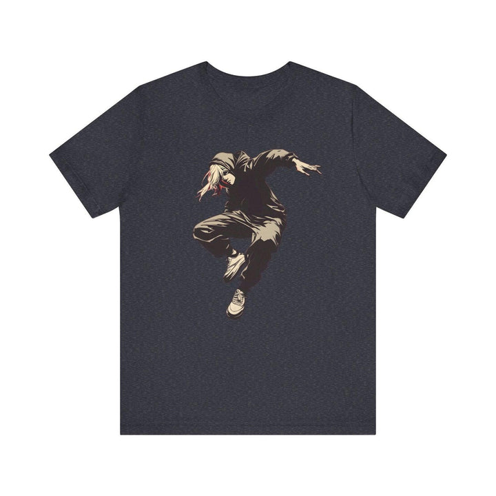 Hip Hop Urban Flow T Shirt | Heather Navy