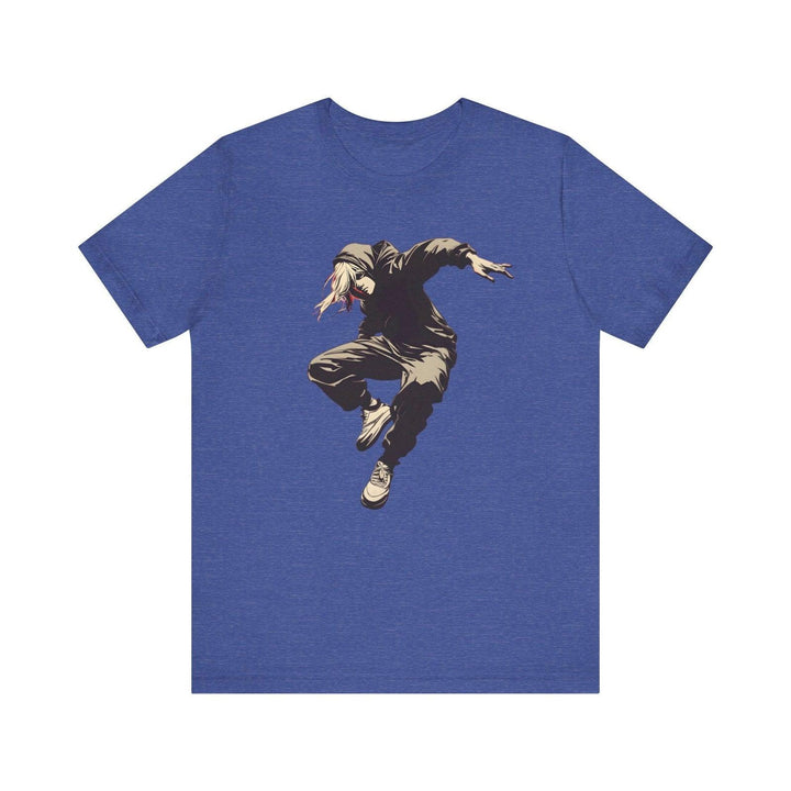 Hip Hop Urban Flow T Shirt | Heather True Royal