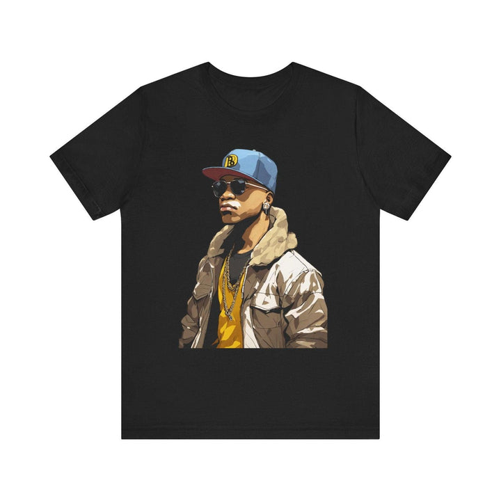 Hip Hop Urban Icon T Shirt | Black