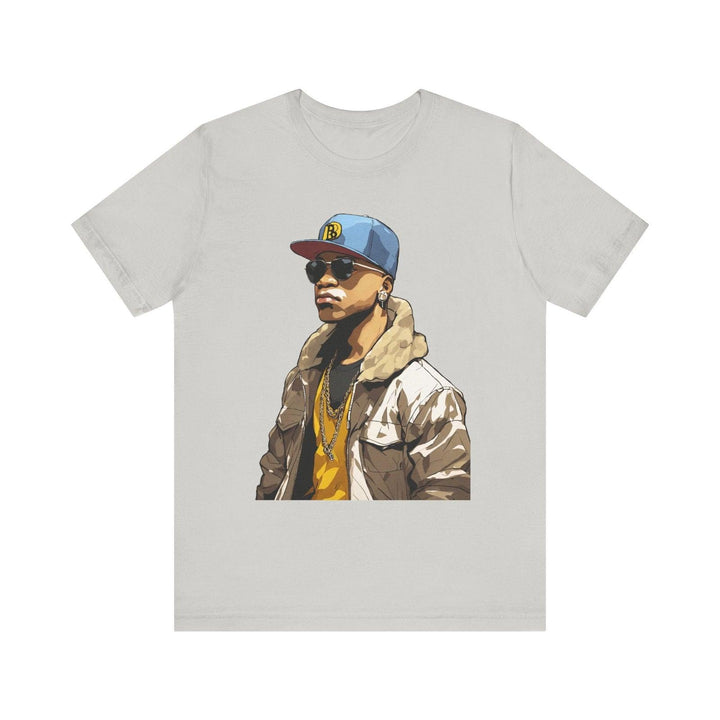 Hip Hop Urban Icon T Shirt | Silver