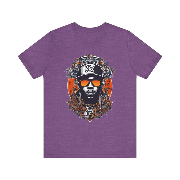 Hip Hop Urban Legend T Shirt | Heather Team Purple