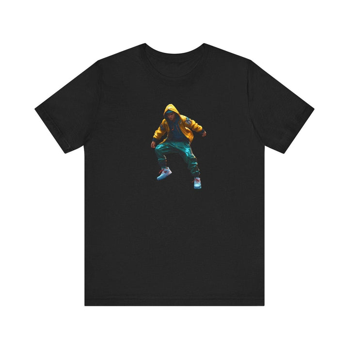 Hip Hop Urban Motion T Shirt | Black