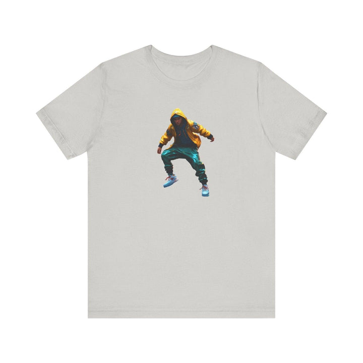 Hip Hop Urban Motion T Shirt | Silver