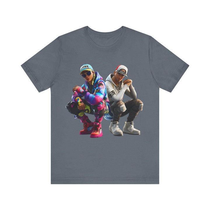 Fortnite Urban Style Squad T Shirt | Steel Blue