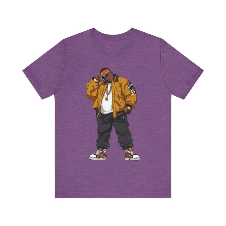 Hip Hop Swagger T Shirt | Heather Team Purple