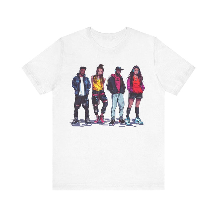 Hip Hop Urban Vibes Squad T Shirt | White