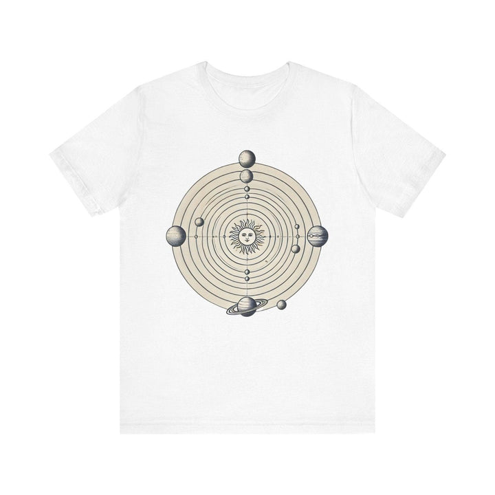 Nasa Vintage Solar System T Shirt | White Twill Tees