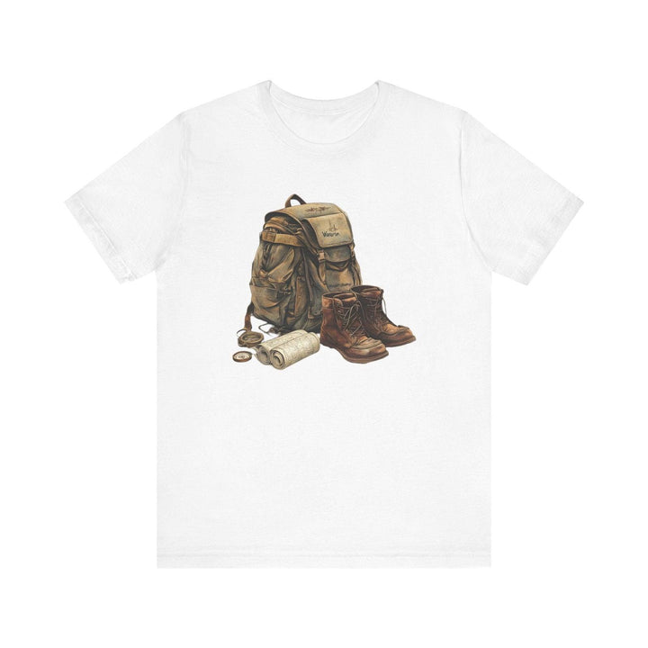 Hiking Wanderer's Gear T Shirt | White