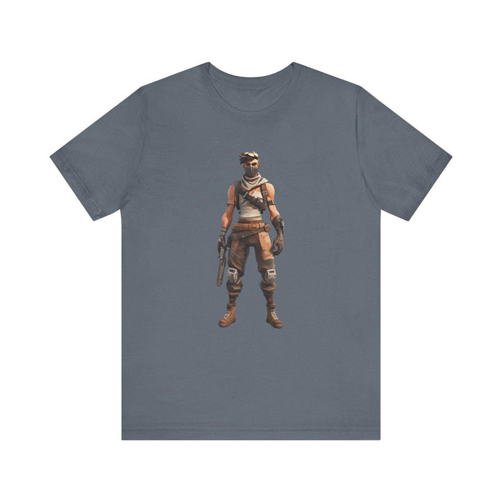 Fortnite Wasteland Survivor T Shirt | Steel Blue