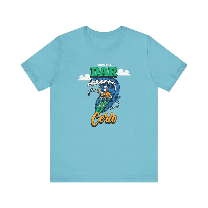 Beach Wave Rider Vibes T Shirt | Turquoise