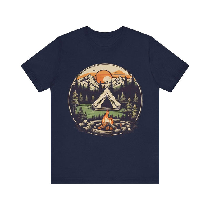 Summer Camp Wilderness Getaway T Shirt | Navy