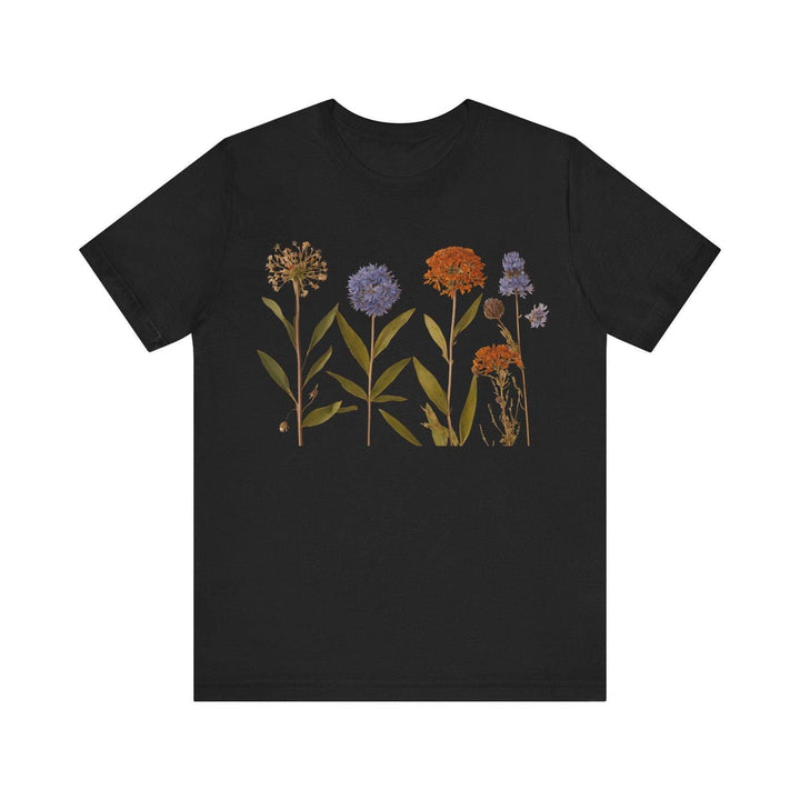 Flower Wildflower Harmony T Shirt | Black