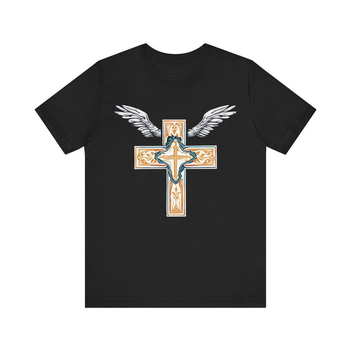 Christian Wings of Faith T Shirt | Black