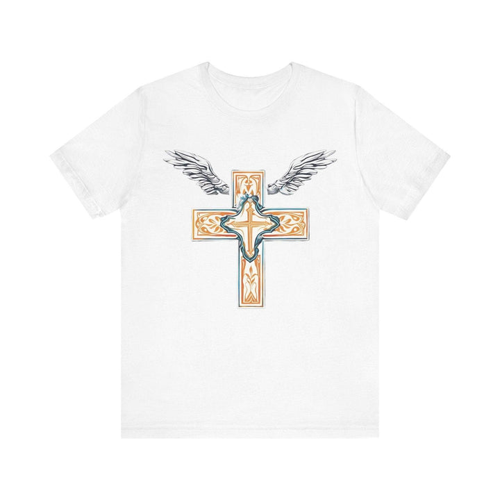 Christian Wings of Faith T Shirt | White