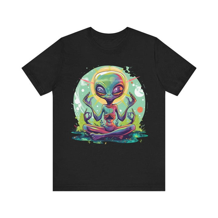 Alien Zen Vibes T Shirt | Black