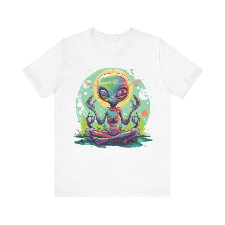 Alien Zen Vibes T Shirt | White